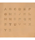 Alphabet Stamp Set Open Face